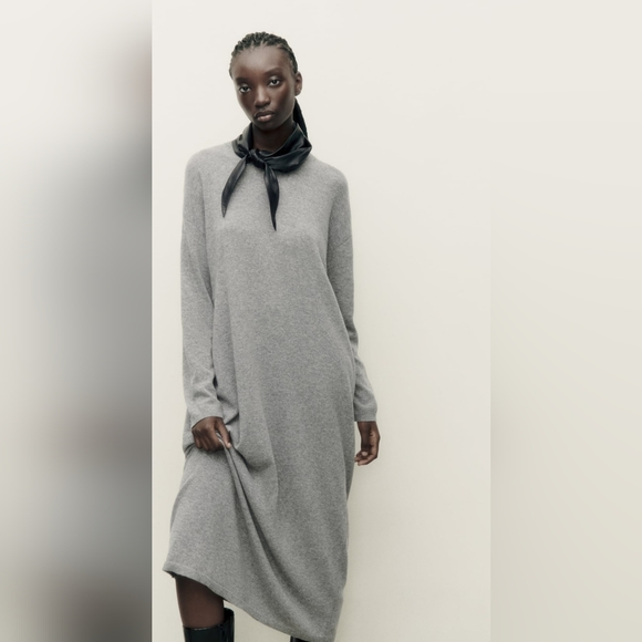 ZARA Wool Blend dress - Picture 5 of 8
